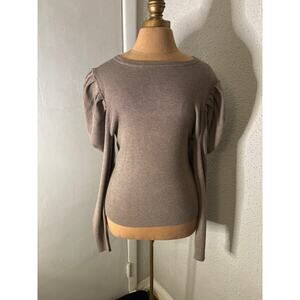 Prologue Knit Puff Long Sleeve Pullover Sweater Winter Casual Castlecore NEW